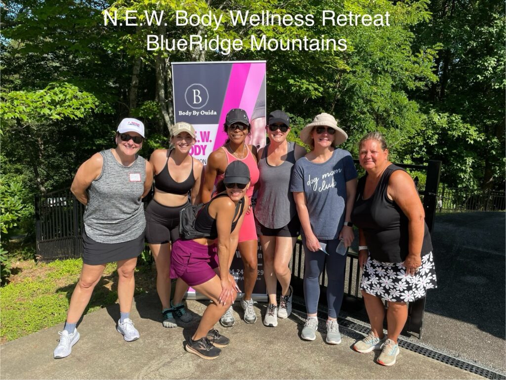 Retreat group in the Blue Ridge Mountains